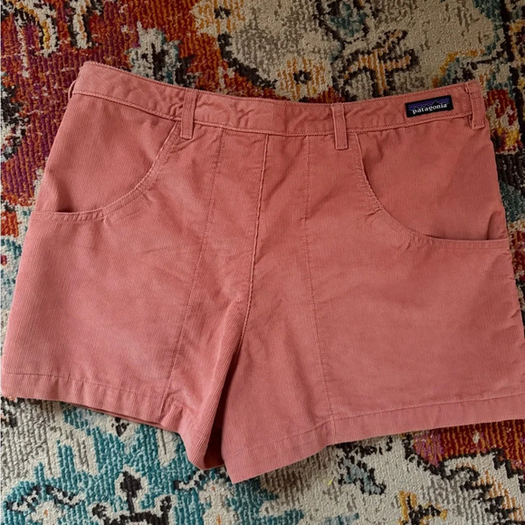 Patagonia Pink Corduroy Shorts Stand Up Size 18 - Picture 7 of 9